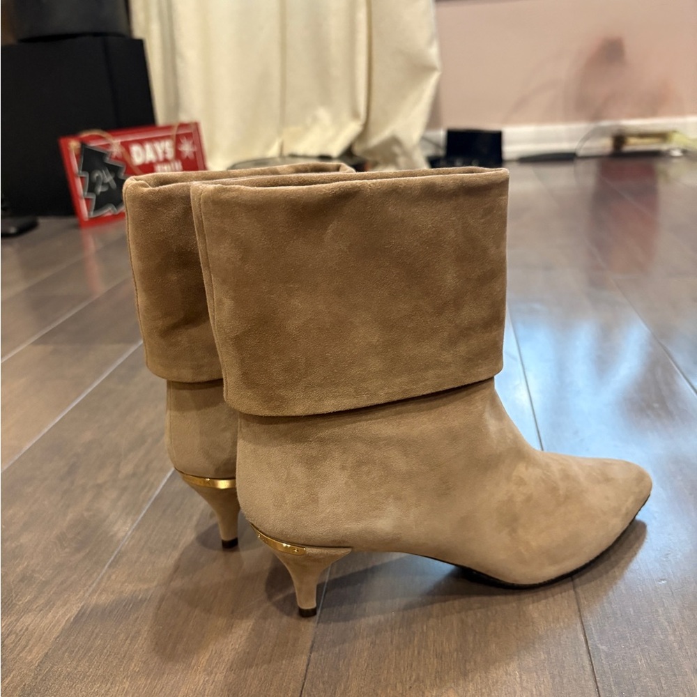 Louis Vuitton Suede Ankle Boots